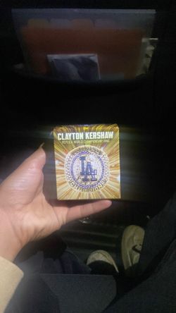 Dodgers Clayton kershaw replica ring giveaway