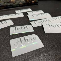 Customized Decals and Stickers