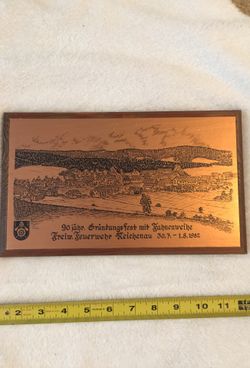 Vintage Copper Picture 