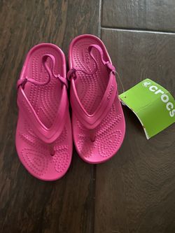 Girl Crocs Sandals Size 13