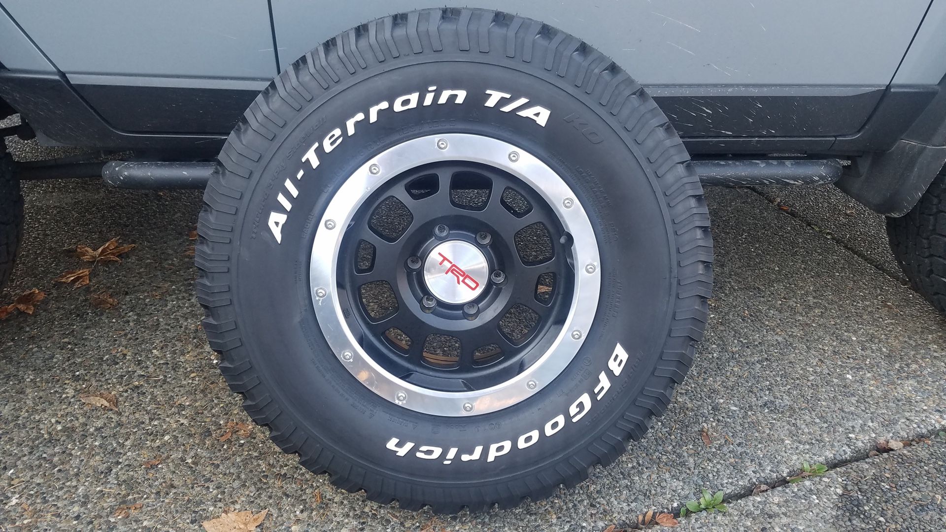 BFGoodrich All-terrain tires 265/75 R16