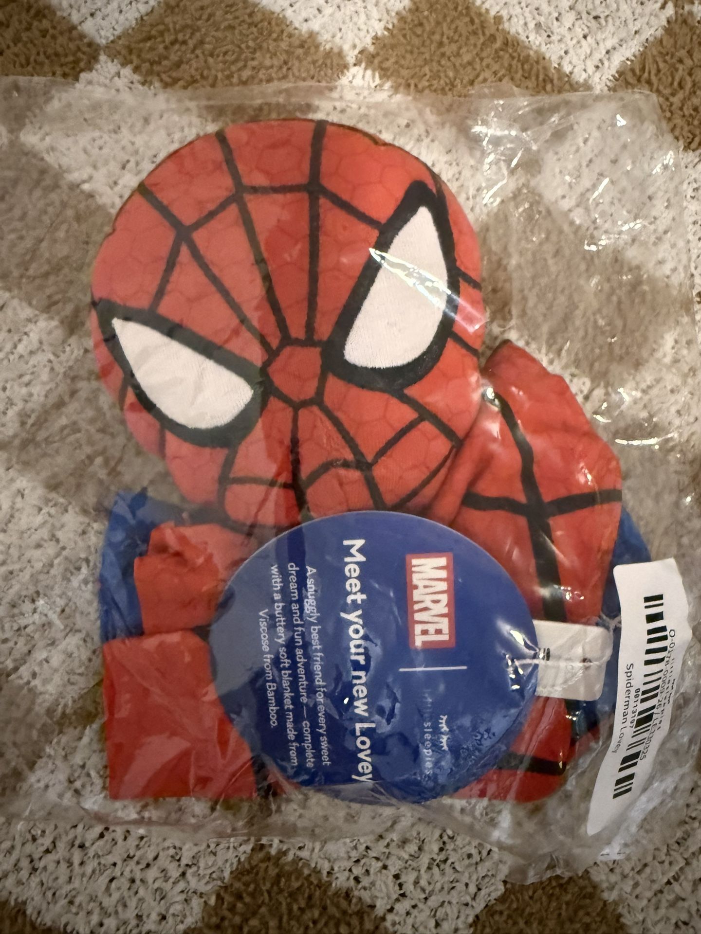Little Sleepies- New In Bag Spider-Man lovey