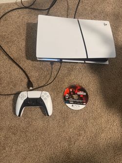 Ps5 slim disk edition with controller and MW3