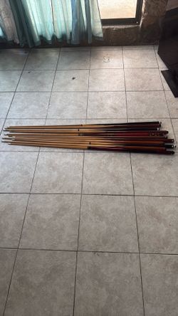 Pool table sticks