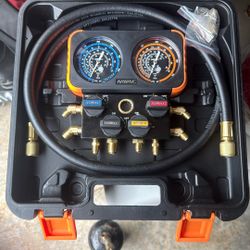 Navac N4A4H 4 Port Manifold With Hoses