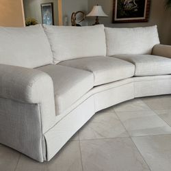 Curved Sectional Sofa - $750 OBO - Century Furniture - Made In USA