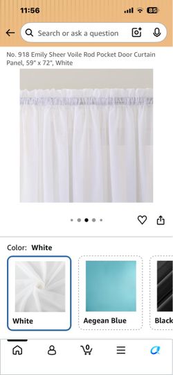 Door Panel Curtain-White-NEW