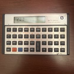 HP 12C Platinum Financial Calculator – Works Great
