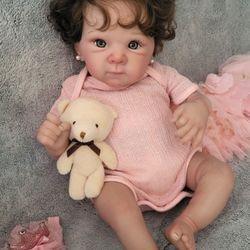 Baby Doll with GREEN Eyes And Rooted Hair! Very CUTE Little Girl!6