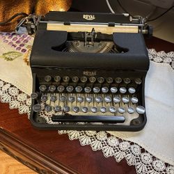 Very Old Antique Typewriter. It’s In A Very Good Condition Is Just For Decorations As We See.
