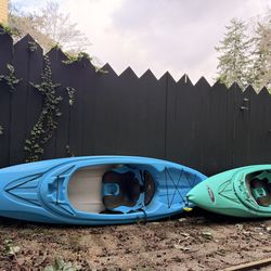 🚣 Two Pelican Kayaks + Thule Kayak Rack