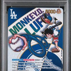 RC Yamamoto & Dodgers Luffy PSA 10