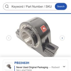 5 REXNORD SELF ALLIGNING MOUNTED BEARING