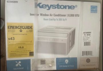 Keystone 8,000 BTU 115V Energy Star Window Air Conditioner (NEW)