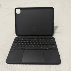 ESR Ascend iPad Pro 11 Inch Case with Keyboard (M4, 2024), Magnetic Detachable Keyboard with Multi-Touch Trackpad, Fully Landscape Stand, Color Backli