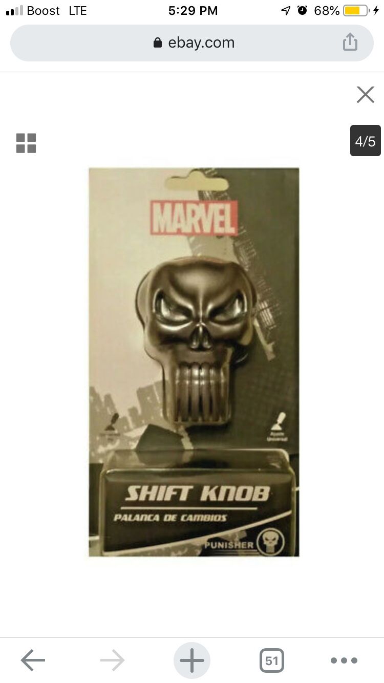 Marvel Punisher Shift Knob