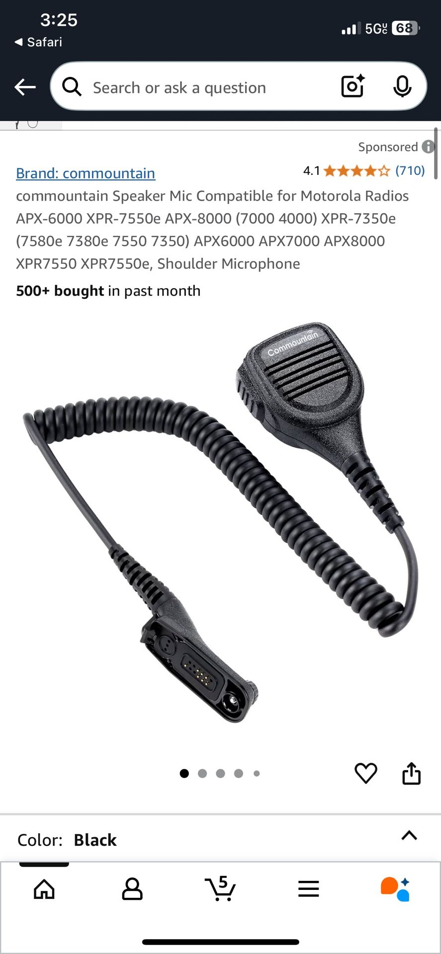 Walkie Talkie Speaker Mic