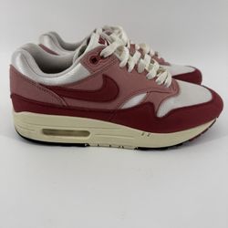 WMNS NIKE AIR MAX 1 SAIL-CEDAR-RED STARDUST SZ 8