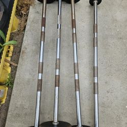 Fixed Weight Bars ( Barbells With Weights )