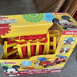 Complete Mickey Mouse Train Track Set