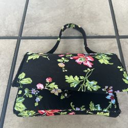 Black Floral Bag