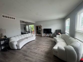 Leather couch