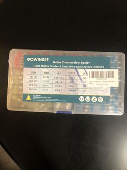 Solder seal wire connectors 