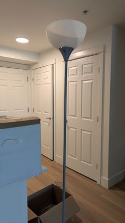 Grey Floor Lamp