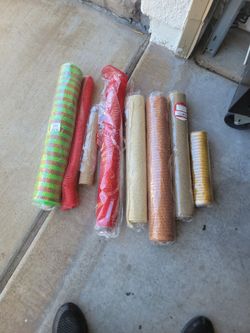 Decorative Mesh Ribbon Rolls Lot of 7