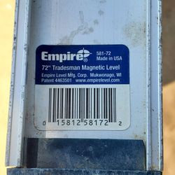 Empire 6 Feet Aluminum Magnetic Level 