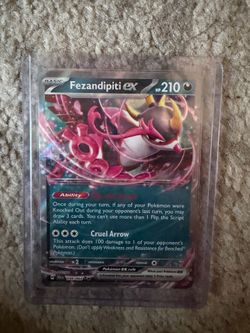(READ DISC) Pokémon Fezandipiti EX