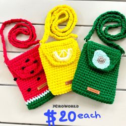 Crochet Crossbody. Bags For Teens. JCroWorld 