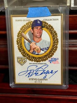 2025 Topps Steve Garvey Gilded Champions WS Autograph /50