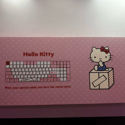 Akko sanrio hello kitty 3096 100 keys mechanical keyboard 