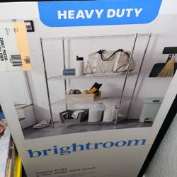 4 Tier Wide Wire Shelf