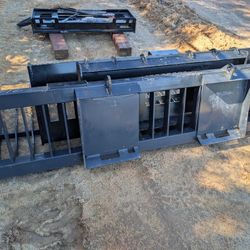 84 Inch Rock Bucket For Skid Steer And Tractor 