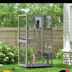 New 66 inch tall cat or pet enclosure on wheels