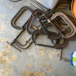 Armstrong Made In The Usa, Heavy Duty C clamps $20 each great condition