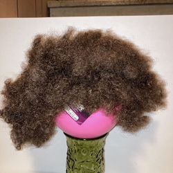 NEW Brown Curly Afro Wig