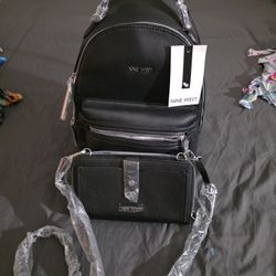9 West Back Pack And A 9 Wrst Pursr