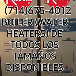 BOILERS (WATER HEATERS)NUEVOS DE TODOS LOS TAMAÑOS!!!!!