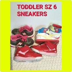 Toddler girl sneakers Sz 6