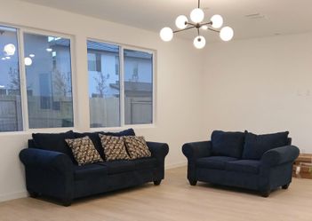 Sofa and love seat set