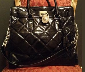 Michael Kors patent quilted leather xlarge