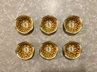 Vintage, Set Of 6 Planters Peanuts Snack Tins