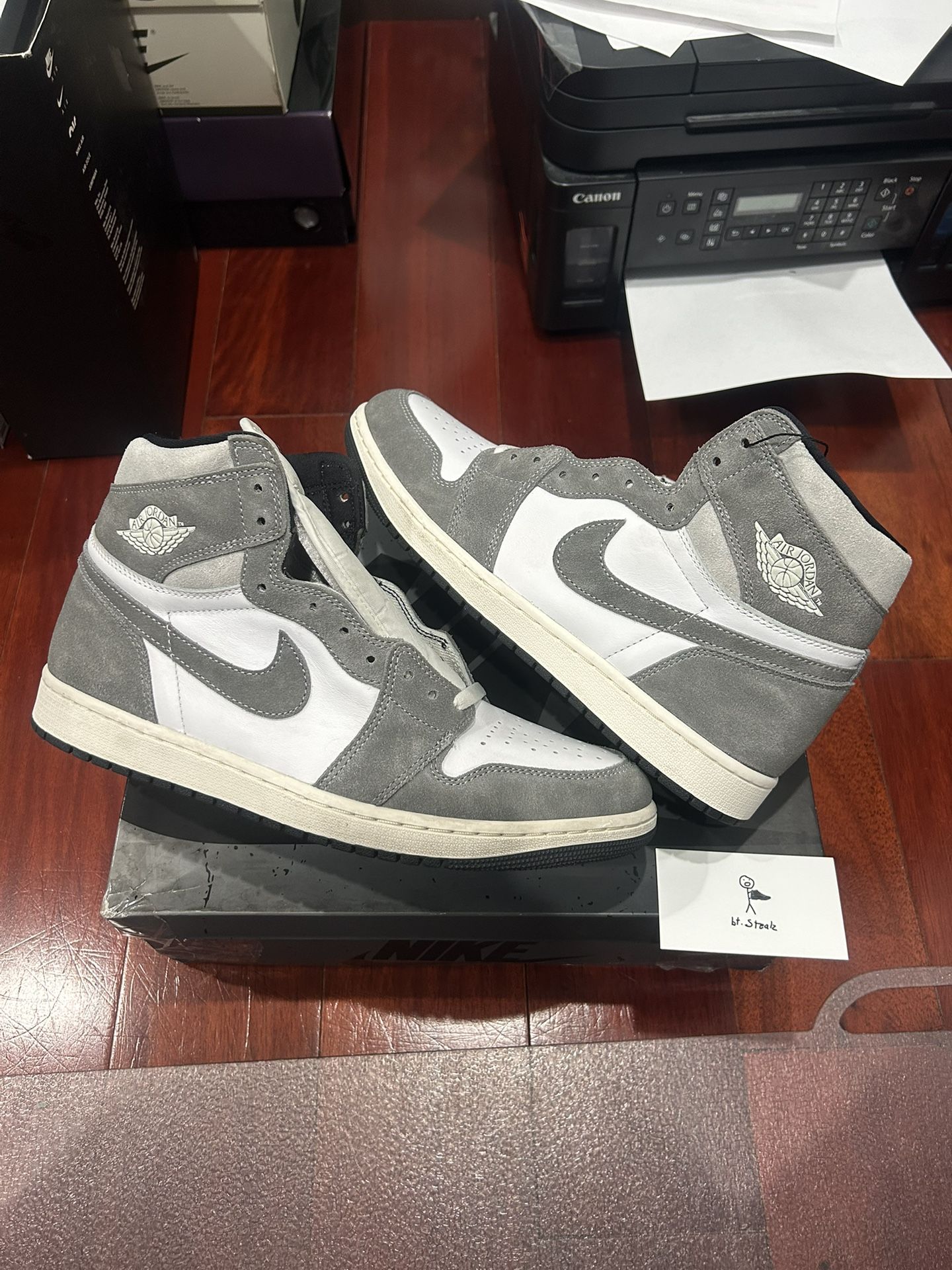 Air Jordan 1 High Washed Black Size 11.5