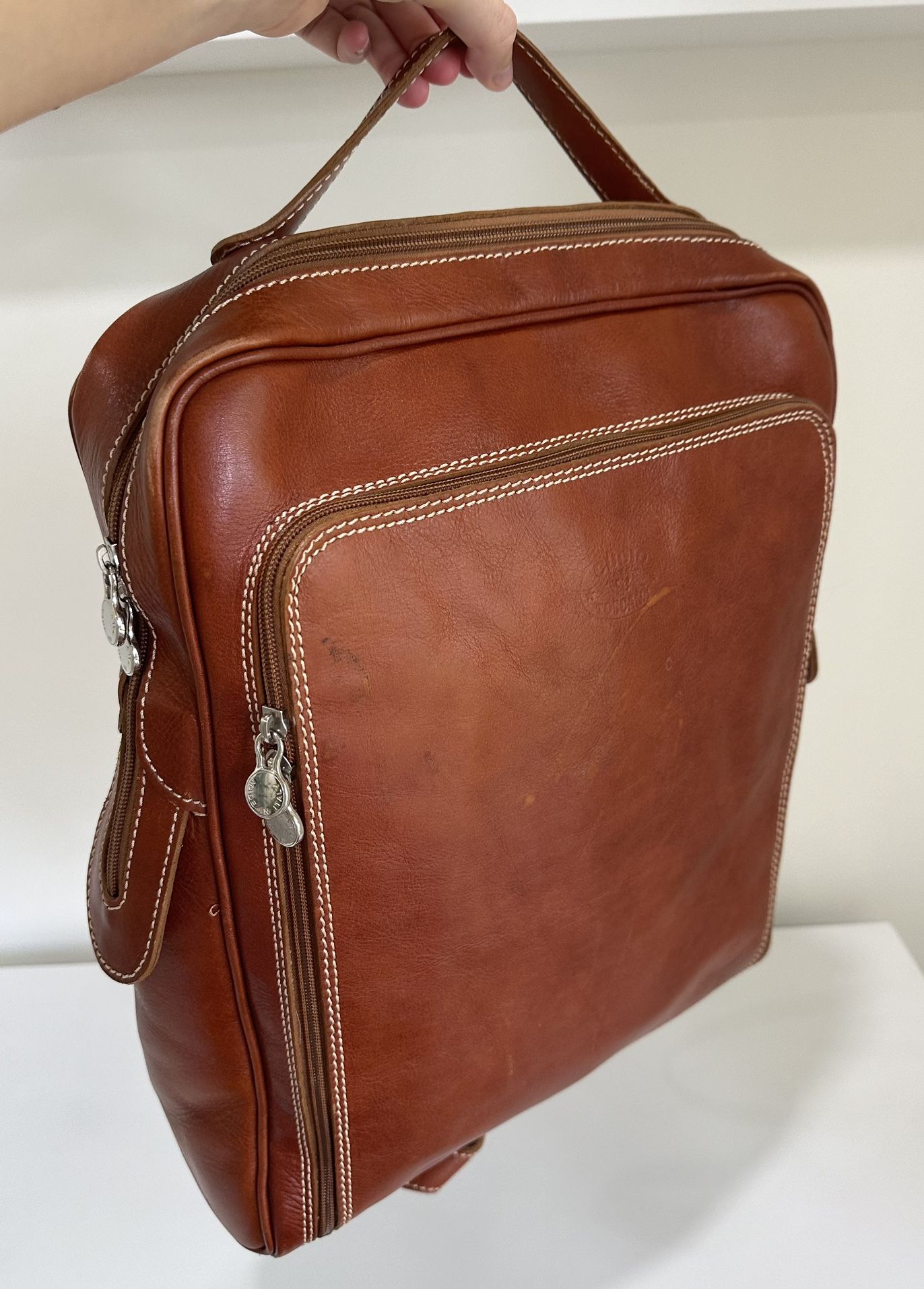 Authentic Toscana Italian Leather Backpack
