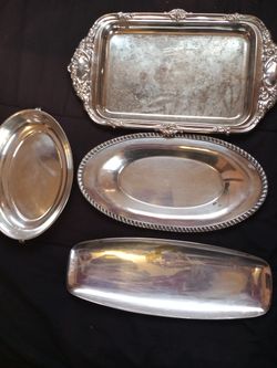 Silver plated trays