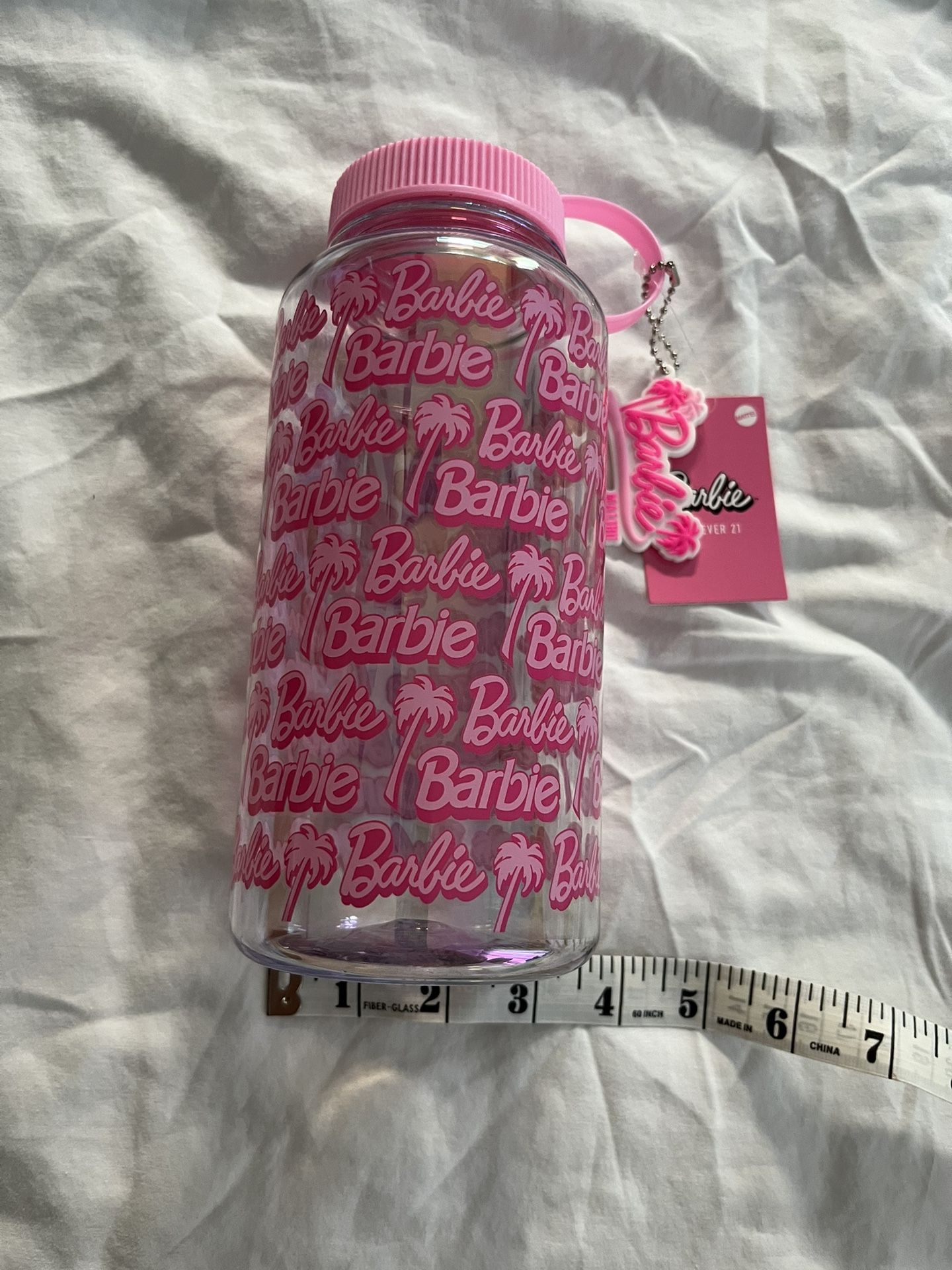 Barbie Plastic Water Bottle NWT