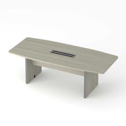 8' Contemporary Boat Shaped Conference Table (Available in 6 colors) 